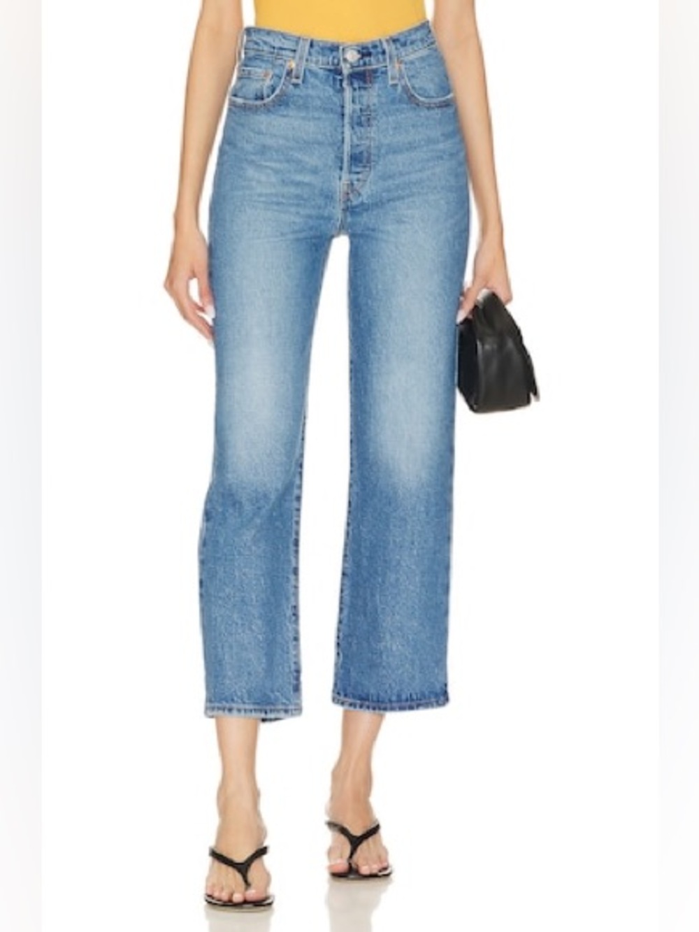 Levi’s Ribcage Straight Ankle Jeans 26 High Rise REVOLVE back to school Denim